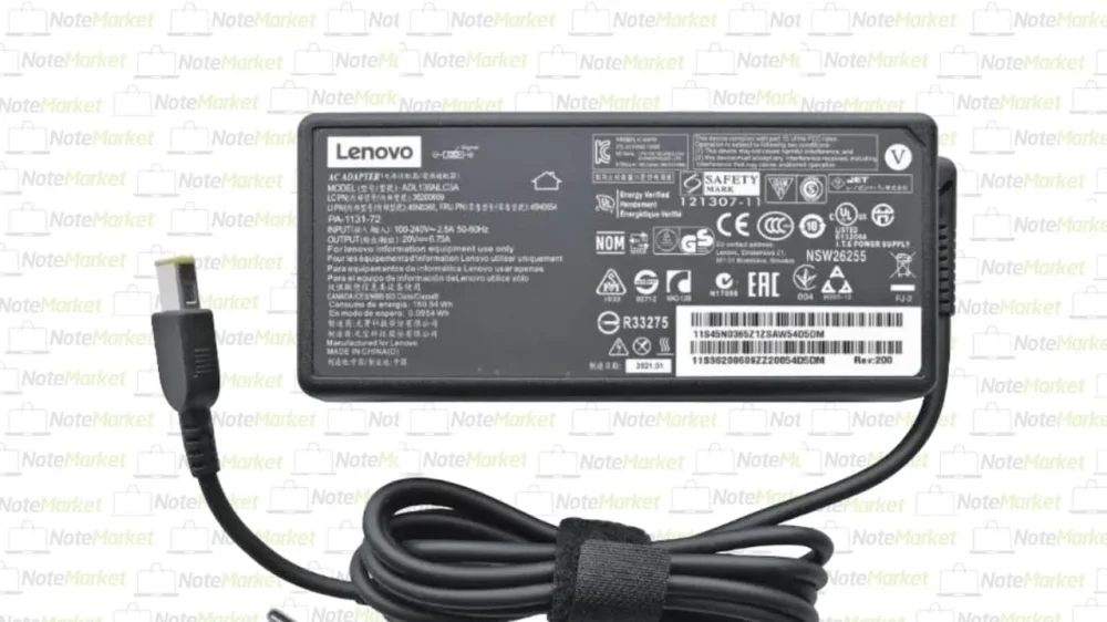 PRODUCTO_31.1 CARGADOR LENOVO 20V-6.75A 135W USB ORGIGINAL