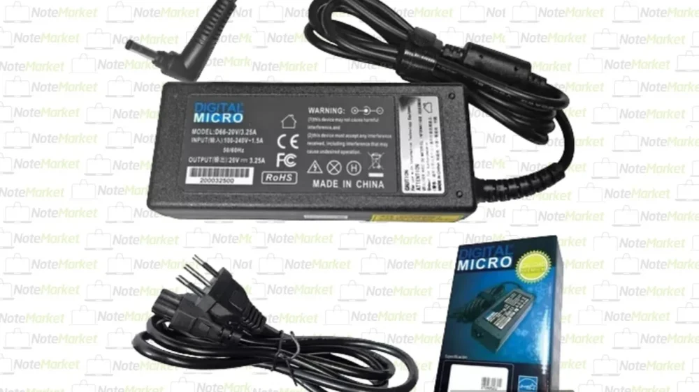 CARGADOR LENOVO 20V-3.25A 4.0X1.7MM 65W MICRO DIGITAL